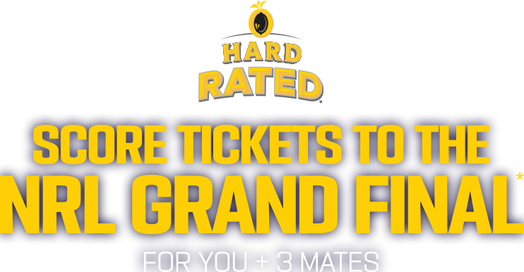 Hard Rated — Score tickets to the NRL Grand Final for you + 3 mates